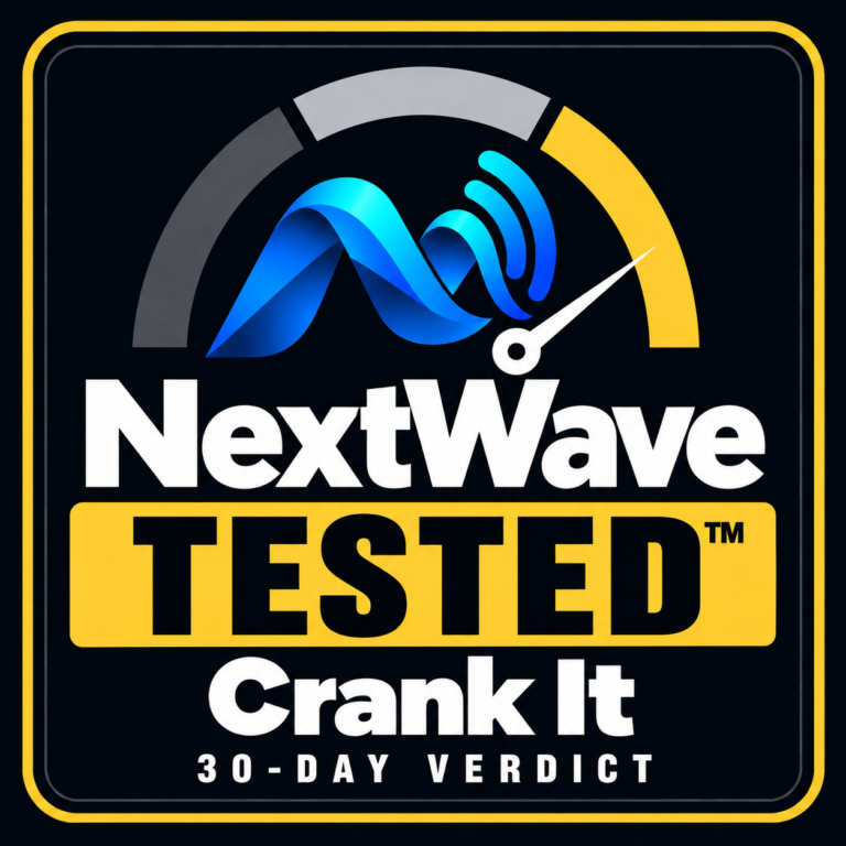 NextWave Tested Crank It stamp: the 30-day verdict top prize